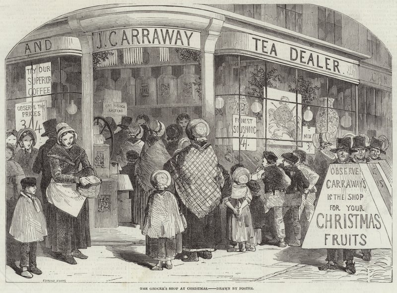 La Tienda del Tendero en Navidad de Myles Birket Foster