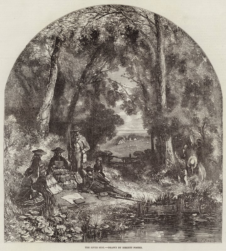 La Orilla del Río de Myles Birket Foster