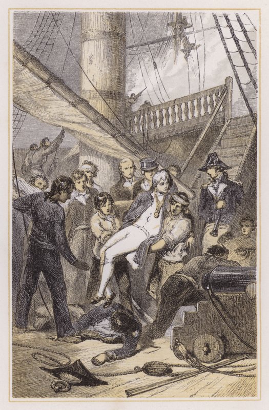 Muerte de Nelson en Trafalgar de Myles Birket (after) Foster