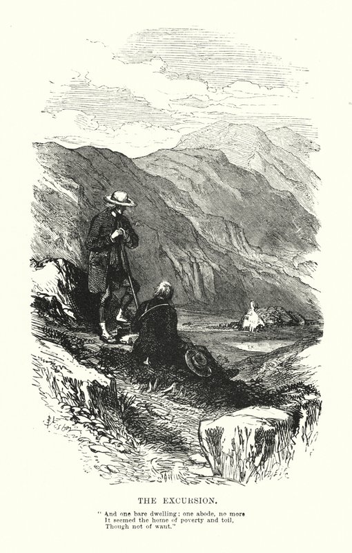 William Wordsworth: La excursión de Myles Birket (after) Foster
