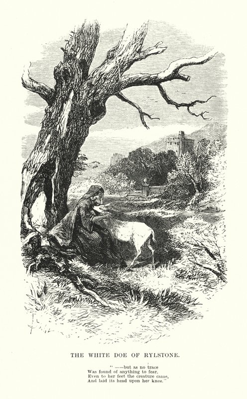 William Wordsworth: La cierva blanca de Rylstone de Myles Birket (after) Foster