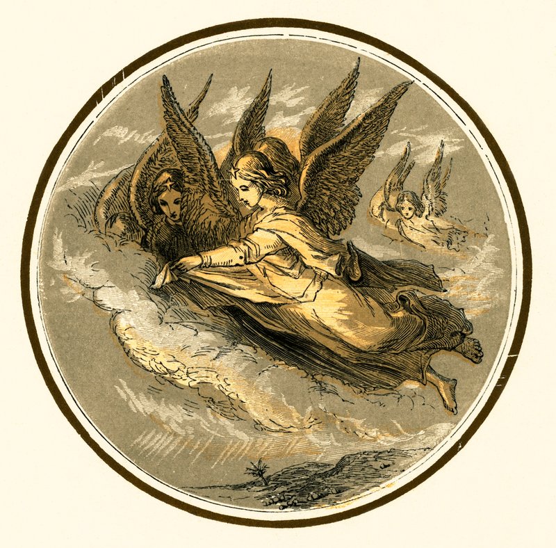 Ángeles volando de Myles Birket Foster