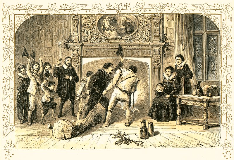 Ceremonia de Nochebuena de Myles Birket Foster