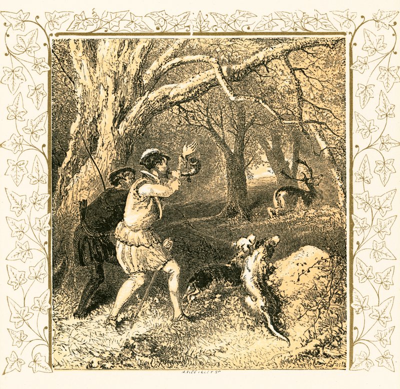 Caza de Myles Birket Foster