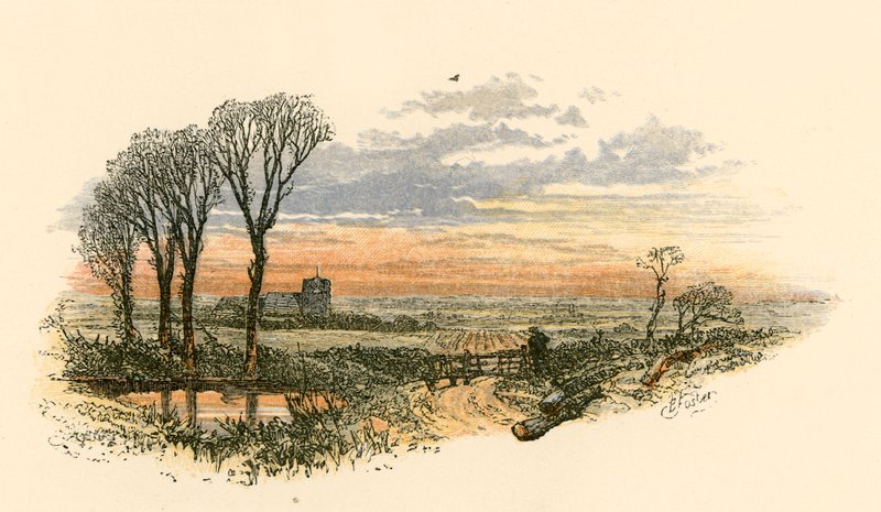 Paseo vespertino del domingo de Myles Birket Foster