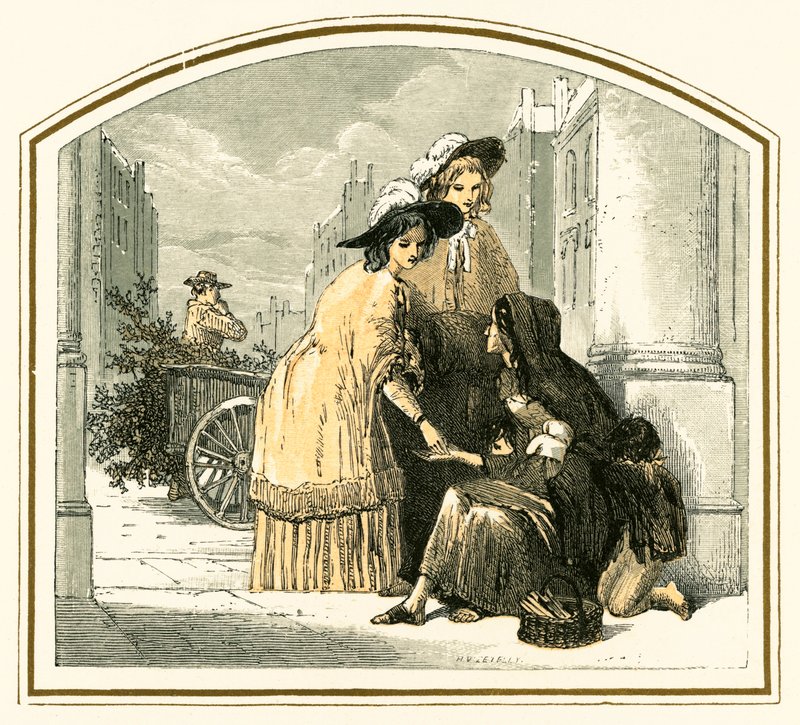 La llegada de la Navidad de Myles Birket Foster
