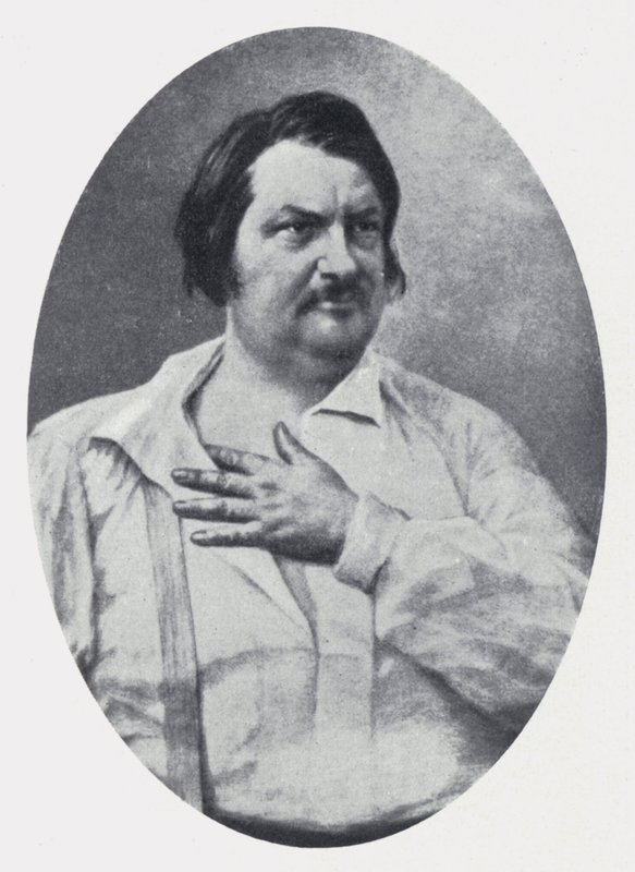 El poeta Honoré de Balzac de Nadar
