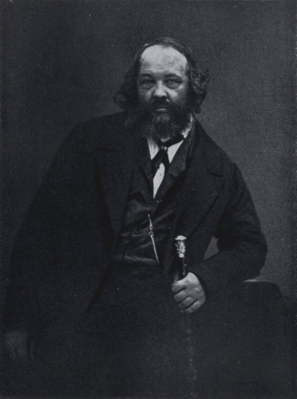 El revolucionario Mijaíl Aleksándrovich Bakunin de Nadar