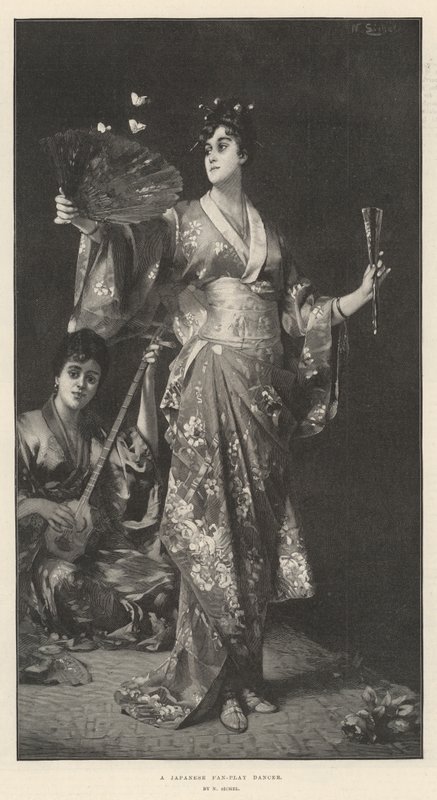 Una bailarina de Fan-Play japonesa de Nathaniel Sichel