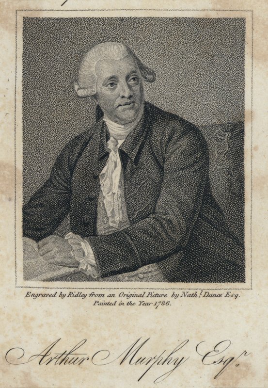 Arthur Murphy, escritor irlandés de Nathaniel (after) Dance Holland