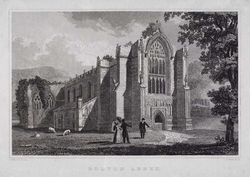 Abadía de Bolton de Nathaniel (after) Whittock