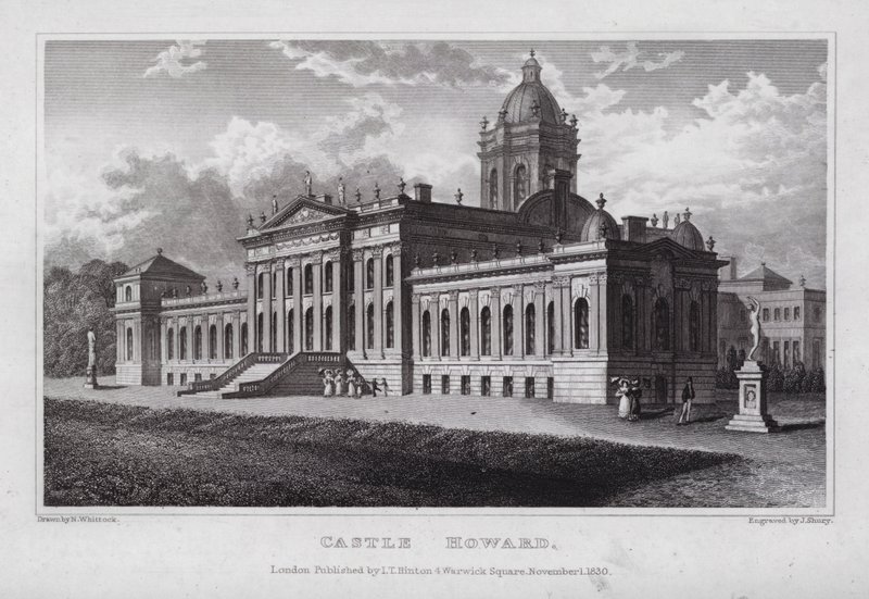 Castillo Howard de Nathaniel (after) Whittock