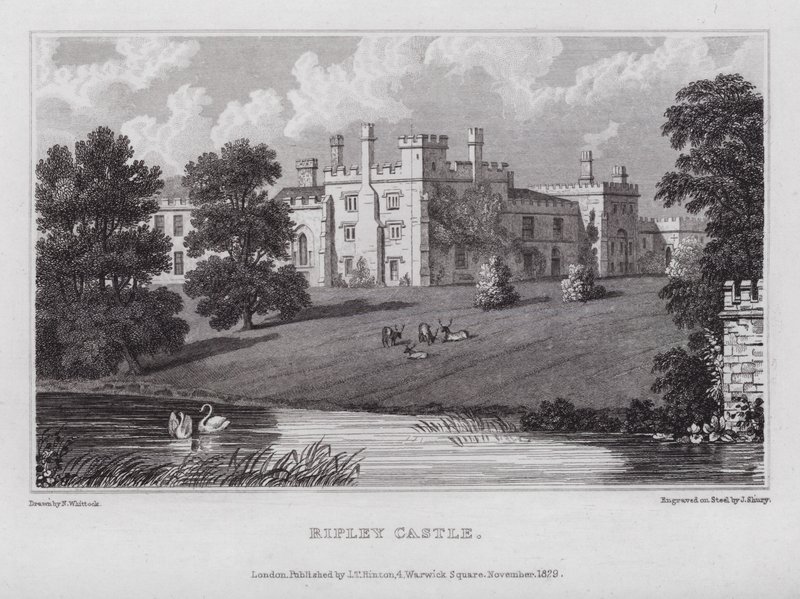 Castillo de Ripley de Nathaniel (after) Whittock