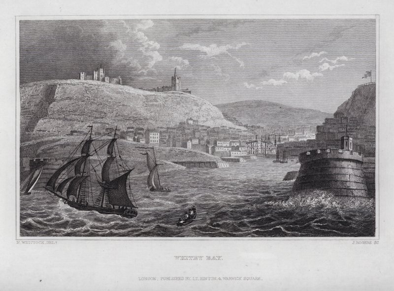 Bahía de Whitby de Nathaniel (after) Whittock