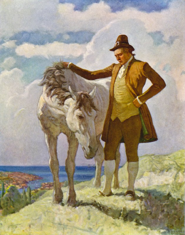 Sir Nat y el Caballo de Newell Convers Wyeth