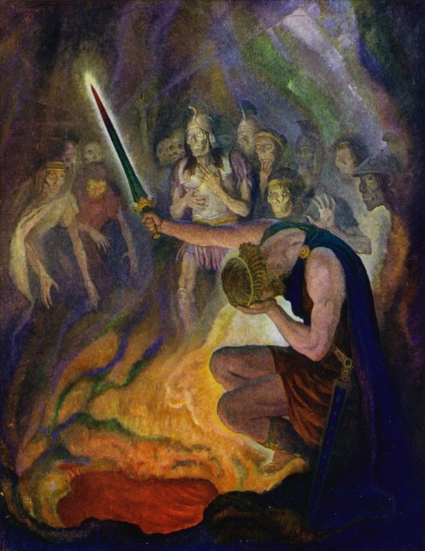 Odisea: Ulises en la tierra de los muertos de Newell Convers Wyeth