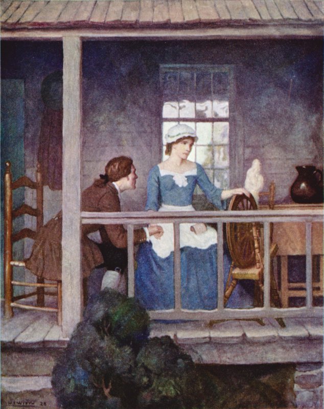 Sally Merrillee y Johnny de Newell Convers Wyeth