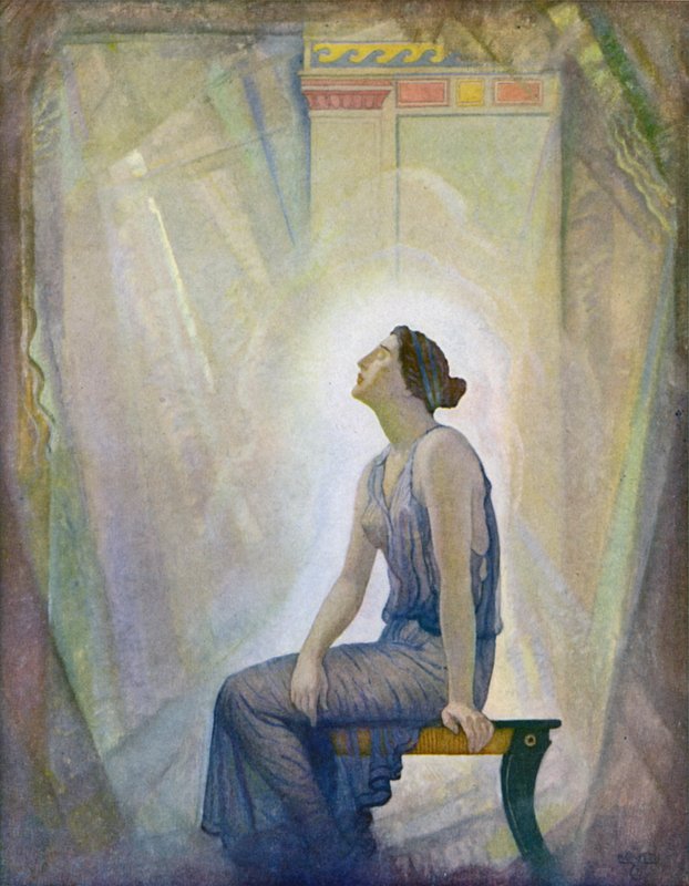 Odisea: El luto de Penélope de Newell Convers (after) Wyeth