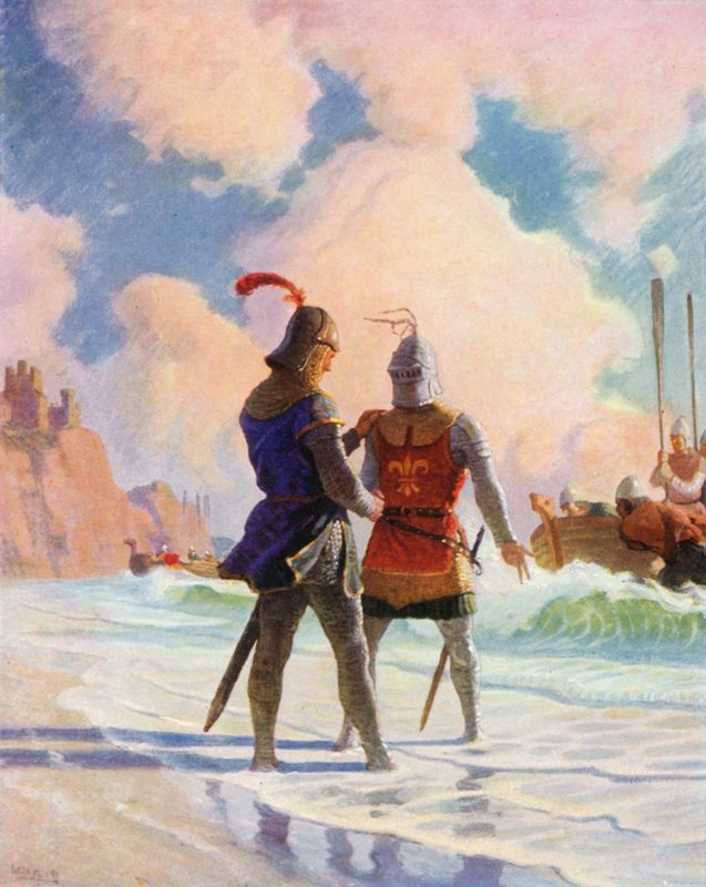 Bruce en la Playa de Newell Convers Wyeth