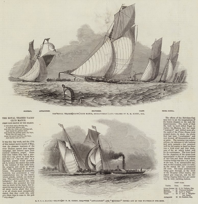 El partido del Royal Thames Yacht Club de Nicholas Matthews Condy