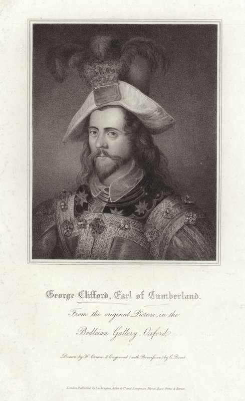 George Clifford Conde de Cumberland de Nicholas Hilliard