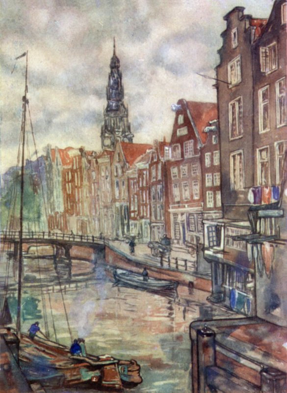Oudezijdsch, Voorburgwal, Ámsterdam de Nico Jungman
