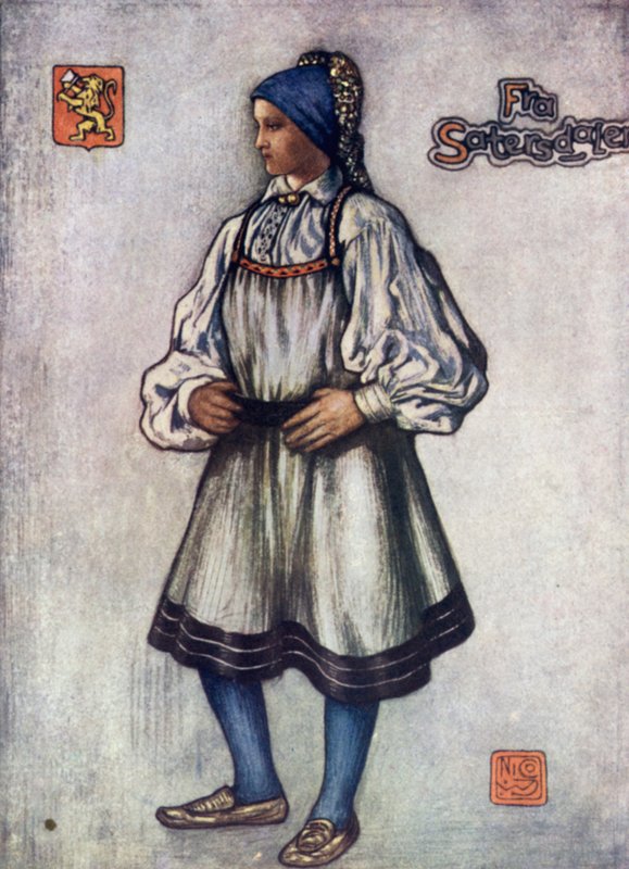 Noruega: Campesina de Saetersdalen de Nico Jungman