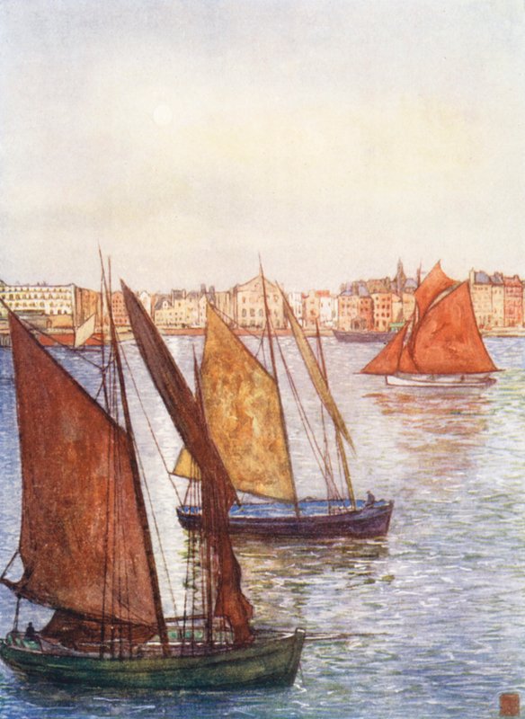 Le Havre (litografía en color) de Nico Jungmann