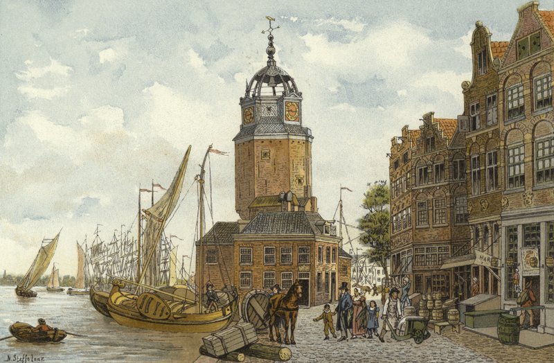 Torre Haringpakkerstoren, Ámsterdam, Siglo XIX de Nico Steffelaar