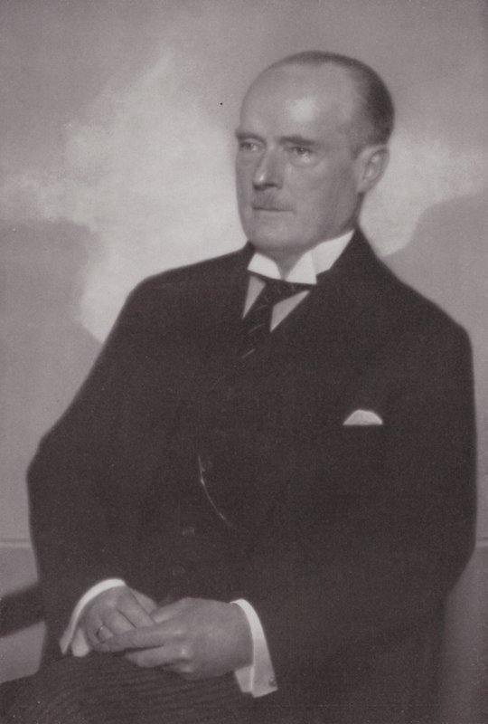 Gustav Krupp von Bohlen und Halbach, funcionario y empresario alemán (foto b/n) de Nicola Perscheid