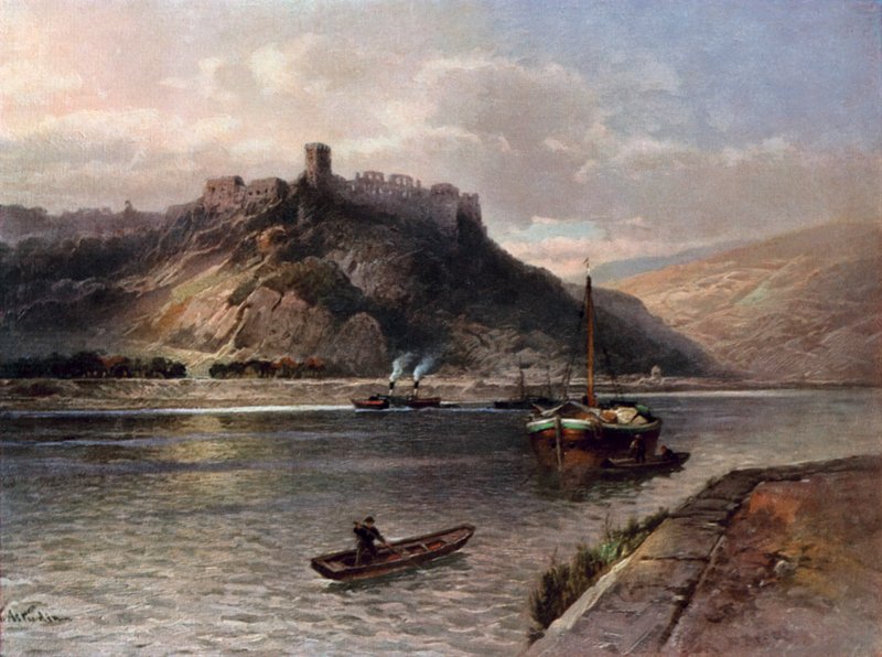 Las ruinas de Rheinfels de Nicolai Astudin