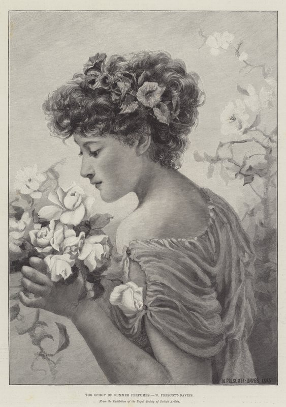 El espíritu de los perfumes de verano de Norman Prescott Davies