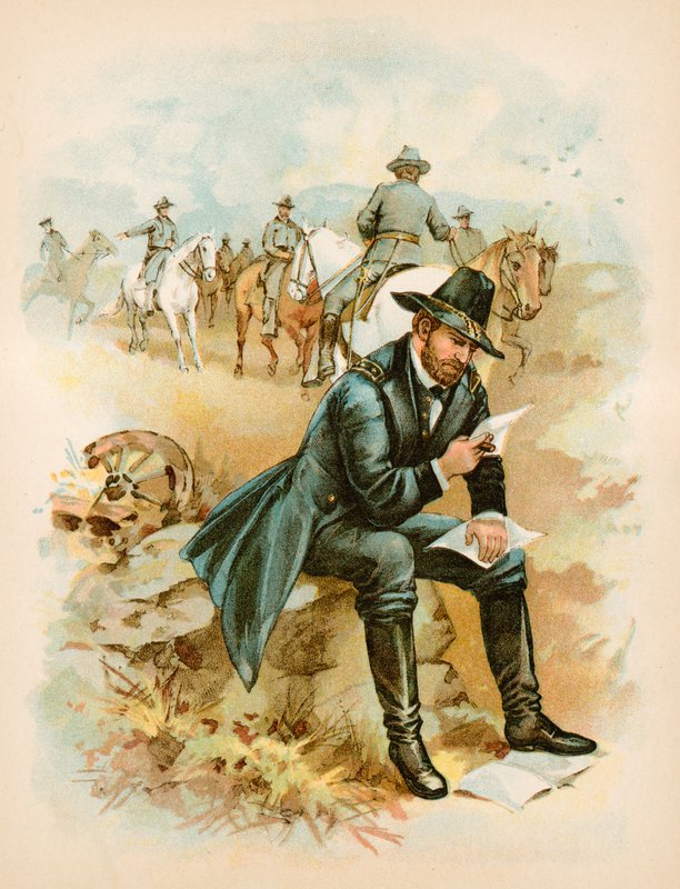 Grant en el campo, último año de la guerra de North American