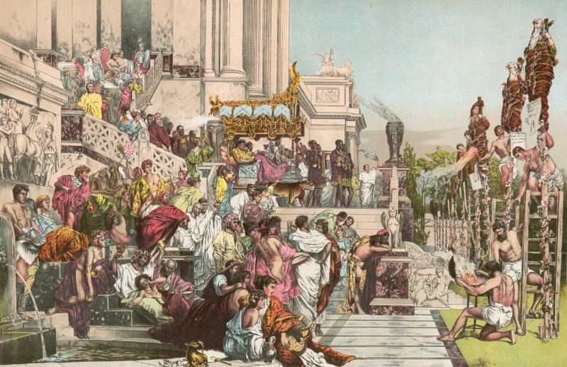 Las antorchas humanas de Nerón de North American