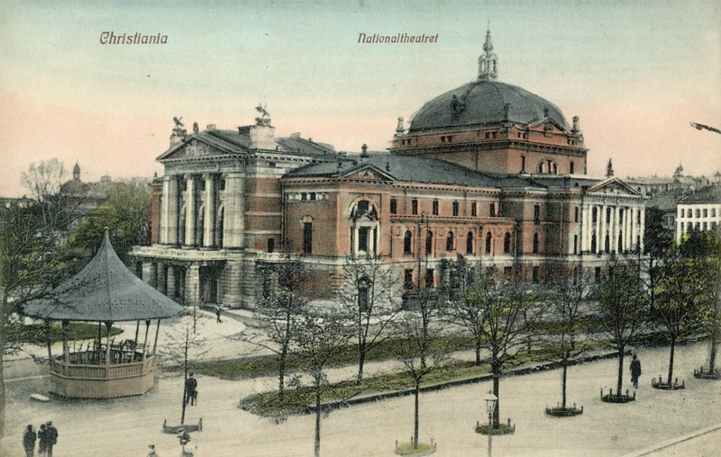 El Teatro Nacional, Oslo, Noruega de Norwegian Photographer