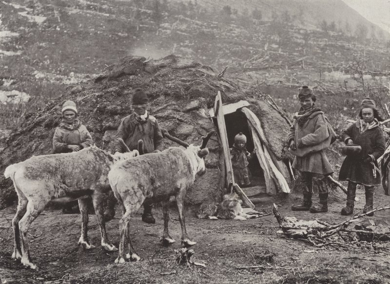 Una familia lapona de Norwegian Photographer