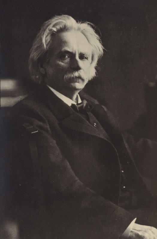 Edvard Grieg, compositor y pianista noruego (1843-1907) de Norwegian Photographer