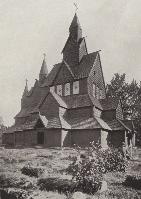 Iglesia de madera de Hitterdal de Norwegian Photographer