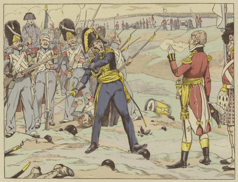 Derrotado por primera vez, en un lugar conocido por la geografía como Waterloo, pero por la historia como traición. Ese día, Cambronne dio su última palabra. de Onfray de Breville Job