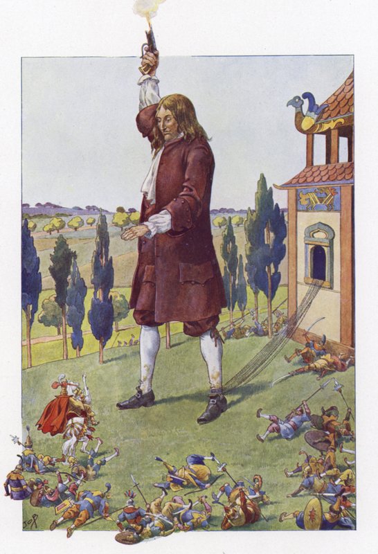 Ilustración para Los viajes de Gulliver de Onfray de Breville Job