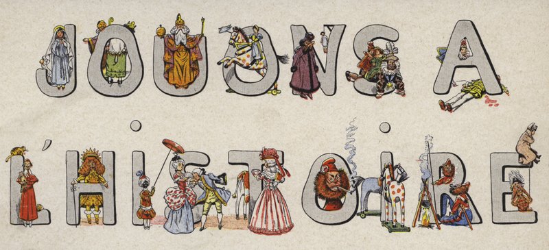 Jouons a LHistoire en letras ilustradas de Onfray de Breville Job