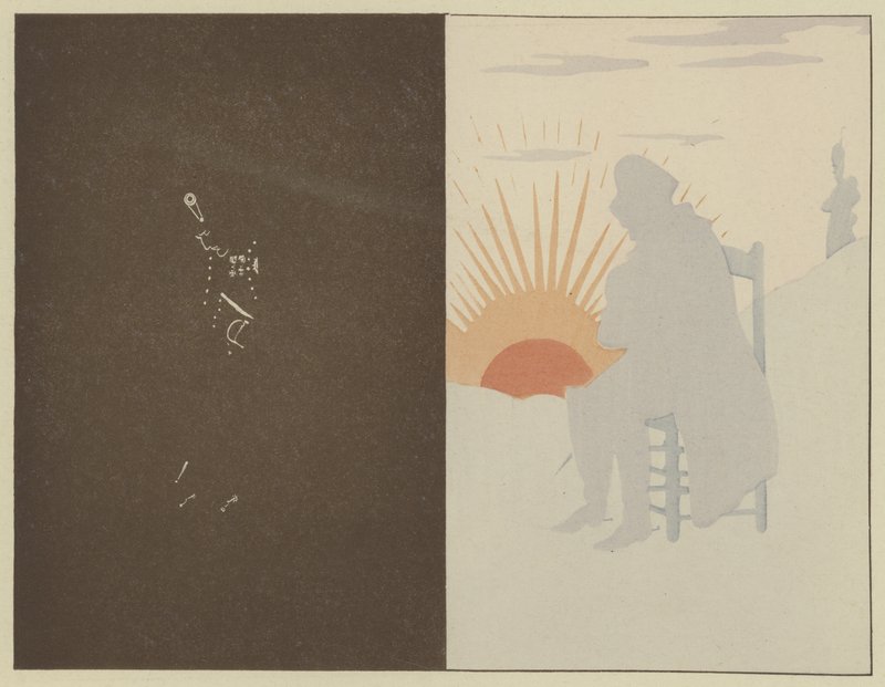 Napoleón durmió tranquilamente durante una noche oscura antes de despertar a los primeros rayos del sol en la mañana de la Batalla de Austerlitz, 2 de diciembre de 1805 de Onfray de Breville Job