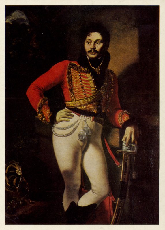 Retrato de Yevgraf Davydov, 1809 de Orest Adamovich Kiprensky