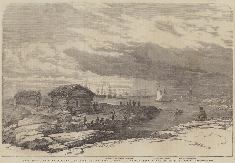 Baro Sound en el Golfo de Finlandia de Oswald Walters Brierly