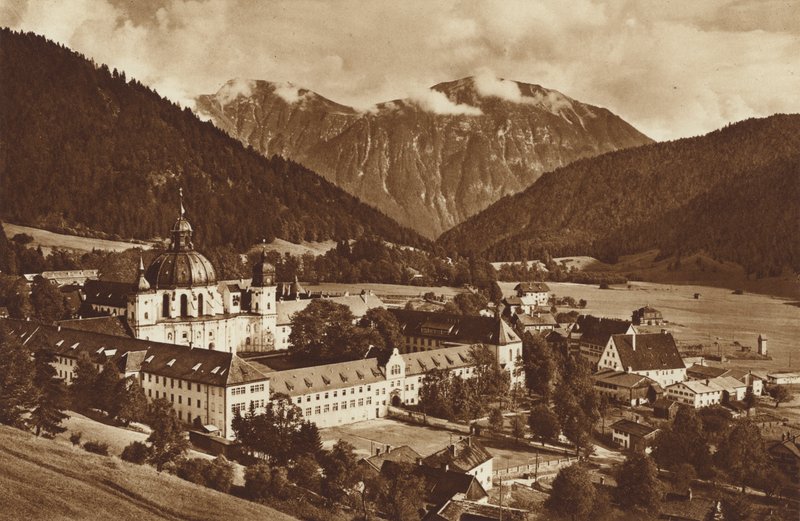 Ettal y su convento, hacia Estergebirge de Otto Ballerstedt