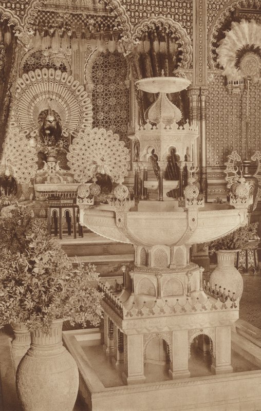 Quiosco morisco, cerca del castillo de Linderhof del rey de Baviera de Otto Ballerstedt