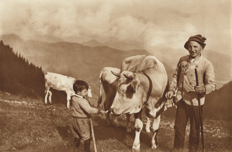 En los Alpes de Otto Ballerstedt