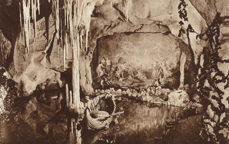 La Gruta Azul, cerca del castillo de Linderhof del rey de Baviera de Otto Ballerstedt