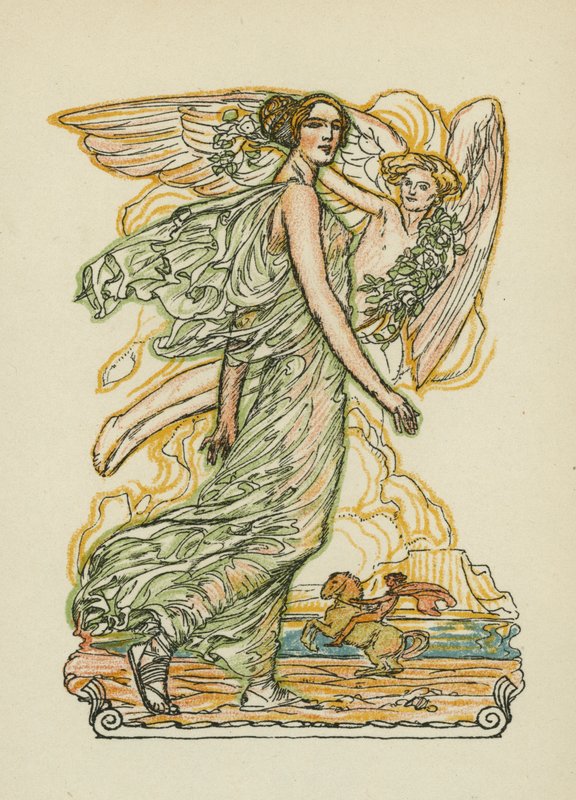 Canciones de Anacreonte (litografía en color) de Otto Friedrich