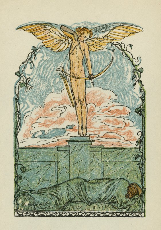 Canciones de Anacreonte (litografía en color) de Otto Friedrich